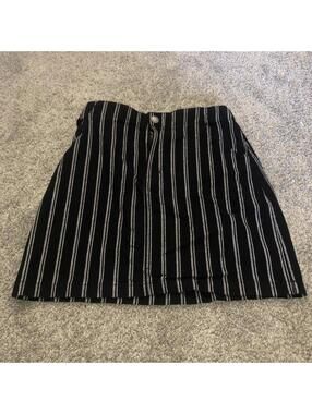 Hollister Co. Women's Black and Navy Skirt